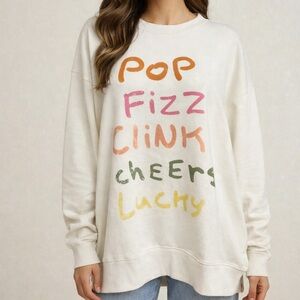 Lucky Brand Crew Neck Sweatshirt